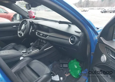 2018 Alfa Romeo Stelvio Ti Sport Awd from USA, damaged, VIN ZASFAKNNXJ7B96357